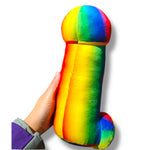 Kinky Pleasure - T224 - Plush Penis Rainbow Pride - 30cm