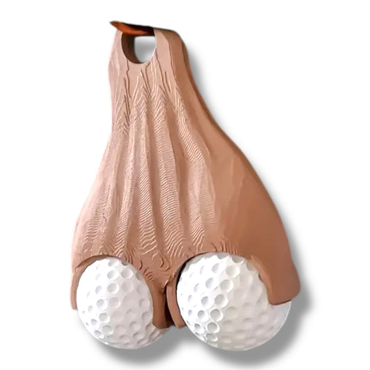 Kinky Pleasure - T204 - Golf Ball Holder for 2 Balls – Very Funny Novelty