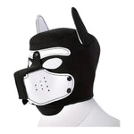 Kinky Pleasure - T220 - Puppy Play - Dog Mask - White