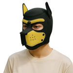 Kinky Pleasure - T219 - Puppy Play - Dog Mask - Yellow