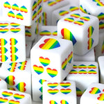 Kinky Pleasure - T236 - Pride - Play Dices 6 Sides - 2 Pieces