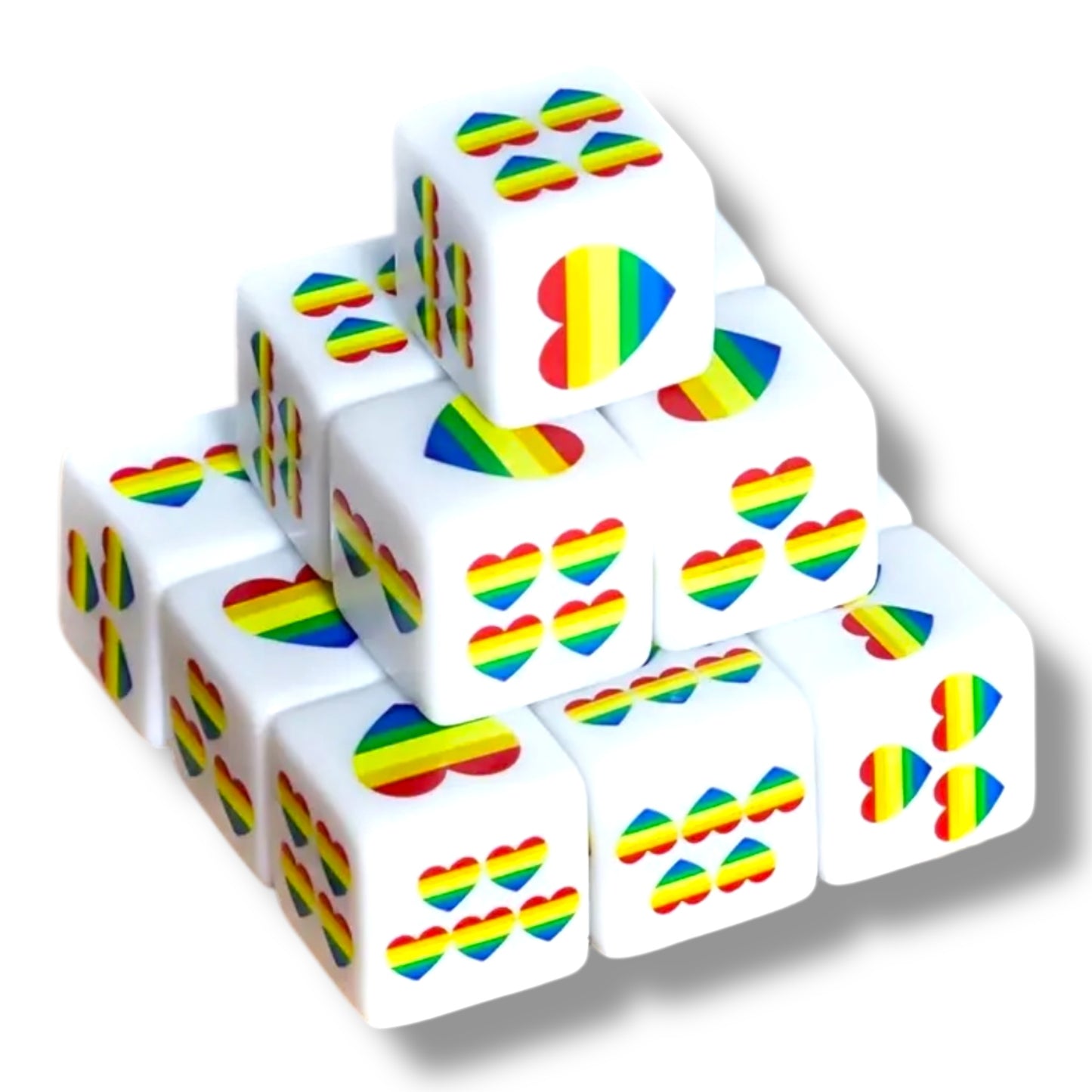 Kinky Pleasure - T236 - Pride - Play Dices 6 Sides - 2 Pieces
