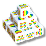 Kinky Pleasure - T236 - Pride - Play Dices 6 Sides - 2 Pieces