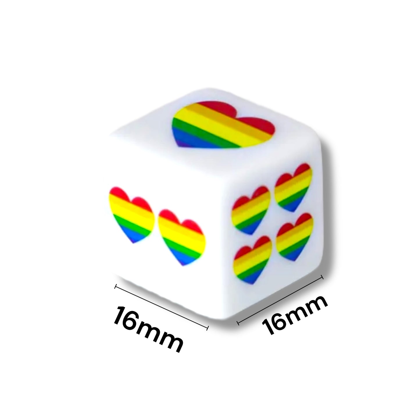 Kinky Pleasure - T236 - Pride - Play Dices 6 Sides - 2 Pieces