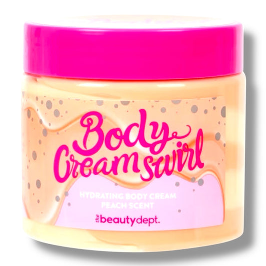 Thebeautydept - Body Cream Swirl – Hydrating Body Cream – Peach Scent – 200gr