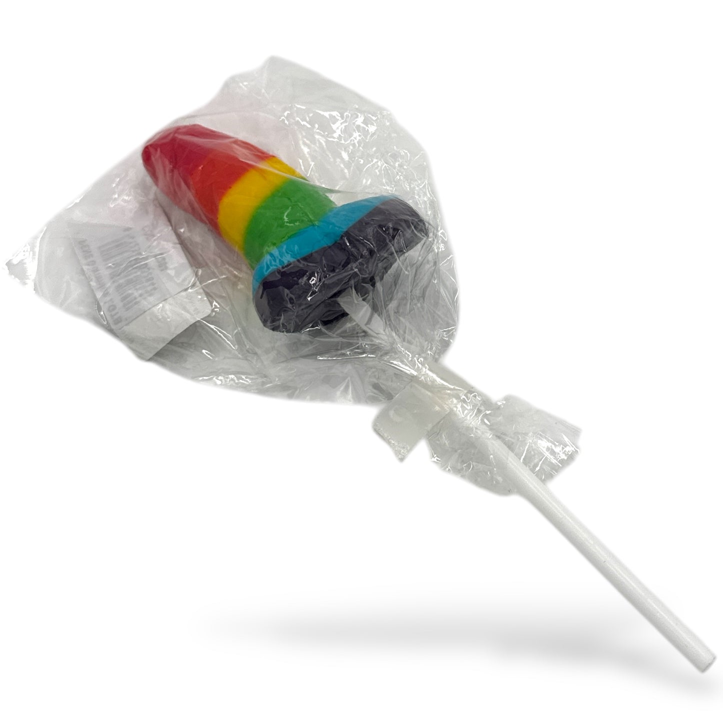 Kinky Pleasure - DS024 - Rainbow Gom Penis Lolly - Fun and Delicious Treat