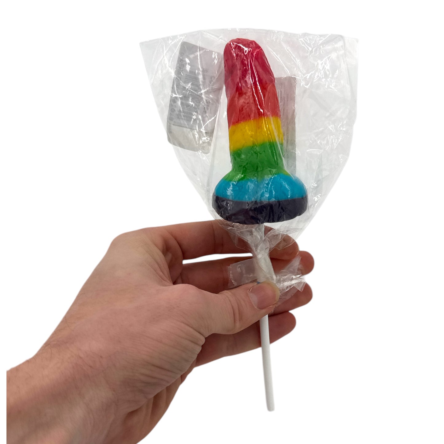 Kinky Pleasure - DS024 - Rainbow Gom Penis Lolly - Fun and Delicious Treat