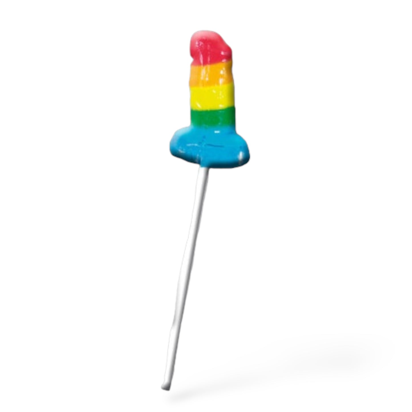 Kinky Pleasure - DS024 - Rainbow Gom Penis Lolly - Fun and Delicious Treat