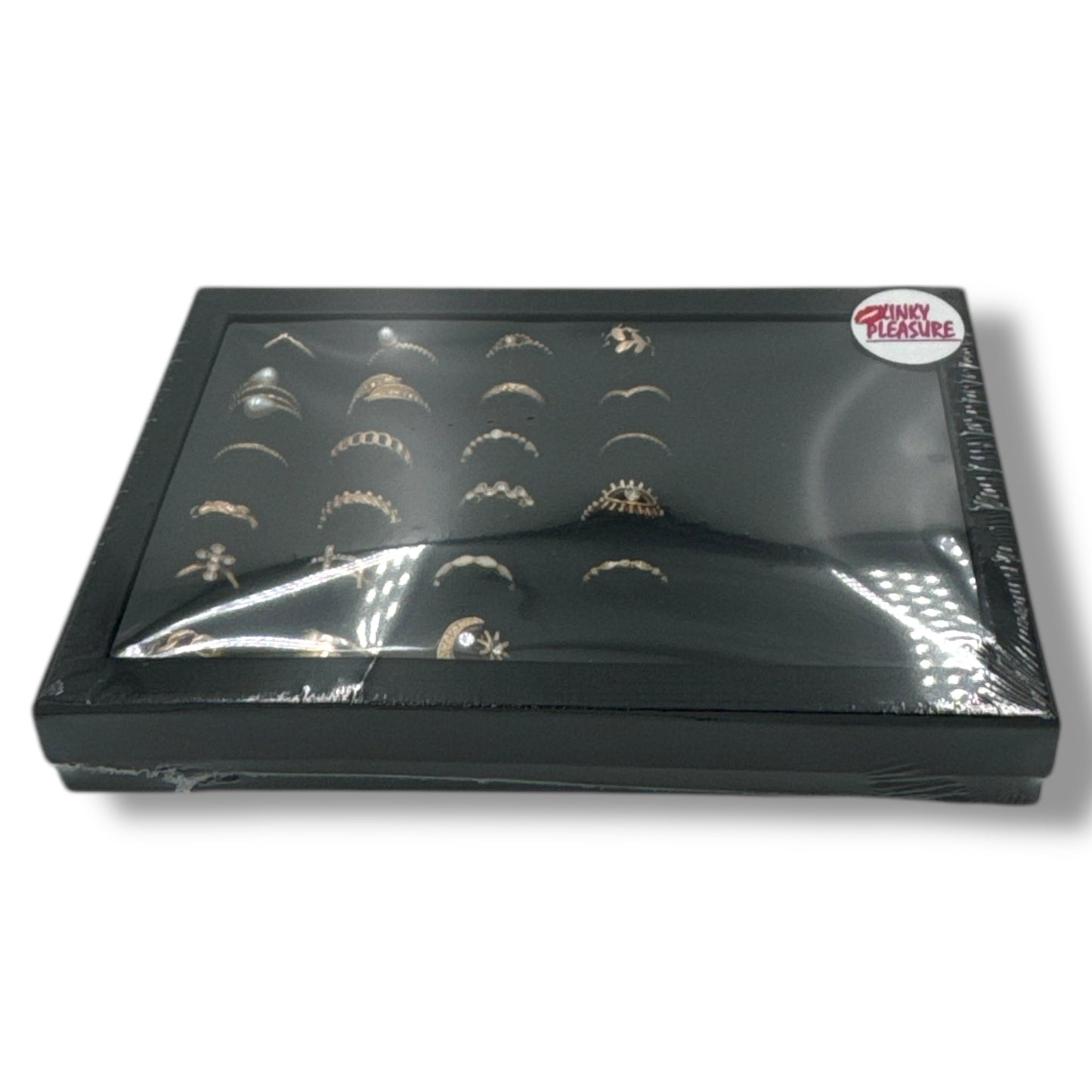 Kinky Pleasure - AX113 - Ring Set 23 Rings In Gold Or Silver - In Display Box