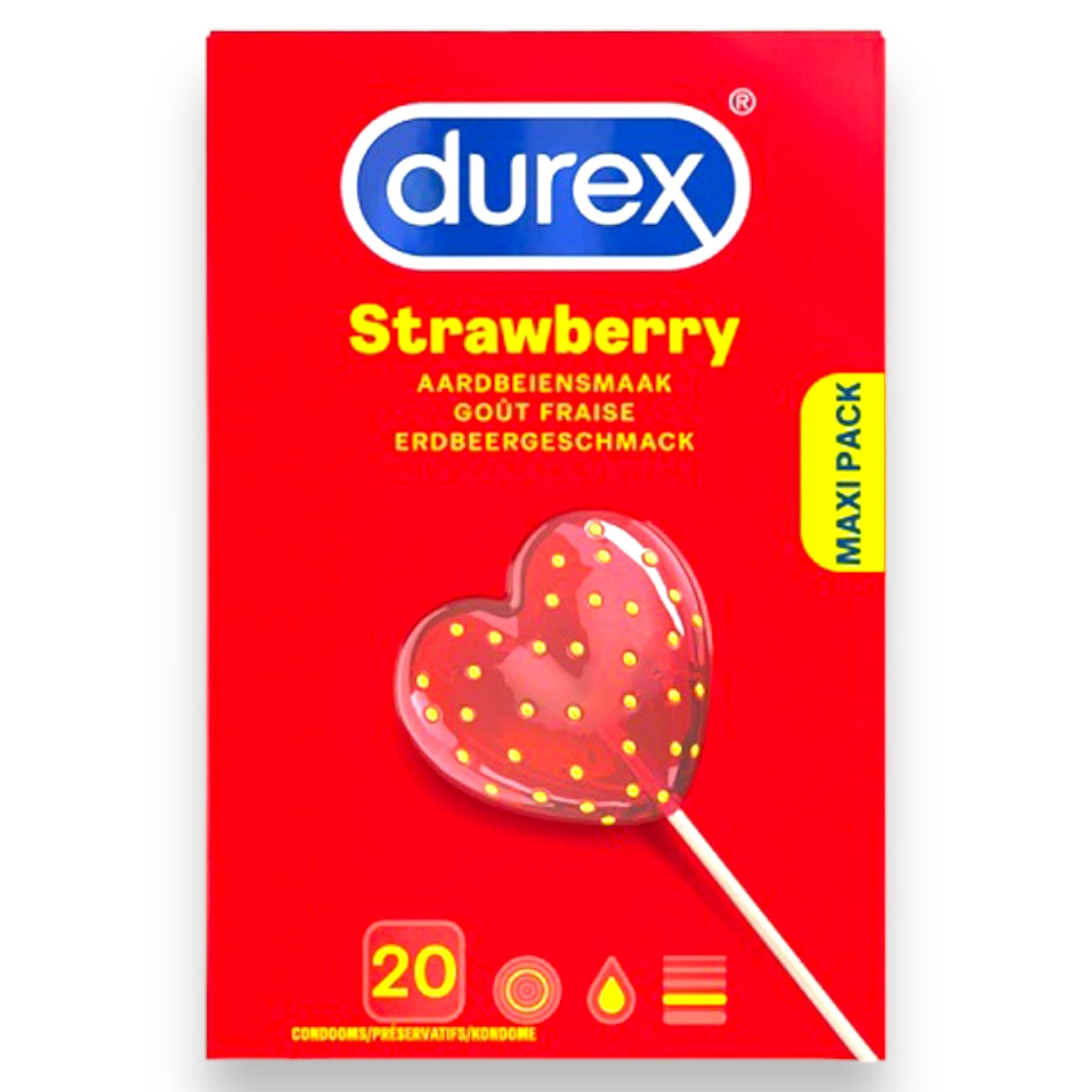 Durex - DU001 - Durex Condom Strawberry 20 Pack