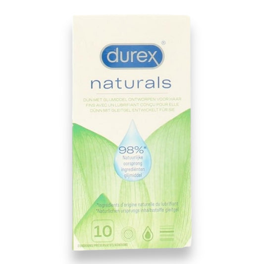 Durex - DU002 - Naturals Condooms - 10 Pack