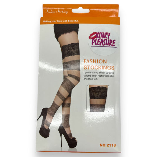 Kinky Pleasure - PHL002 - Fasion Stockings - 2 Colours