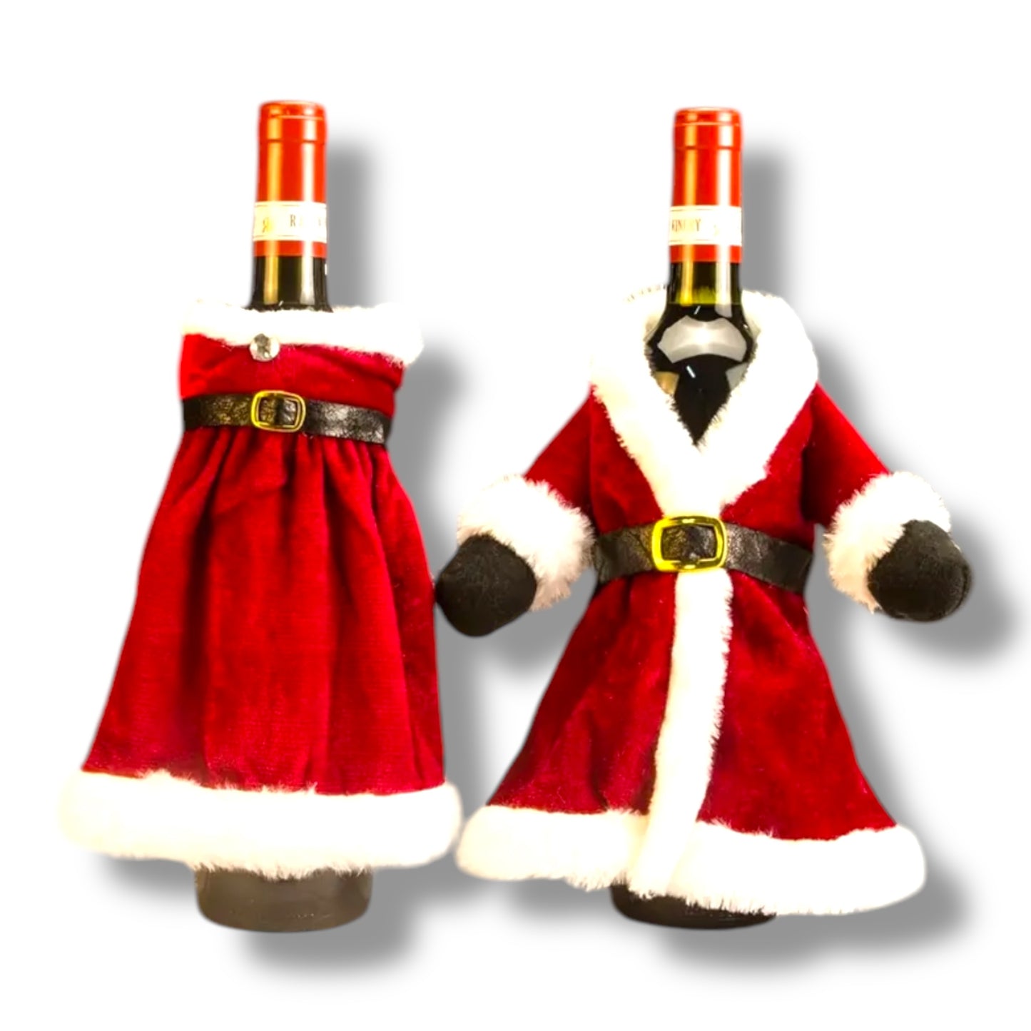 Kinky Pleasure - T156 - Wine Bottle Jackets Christmas Style Man or Woman