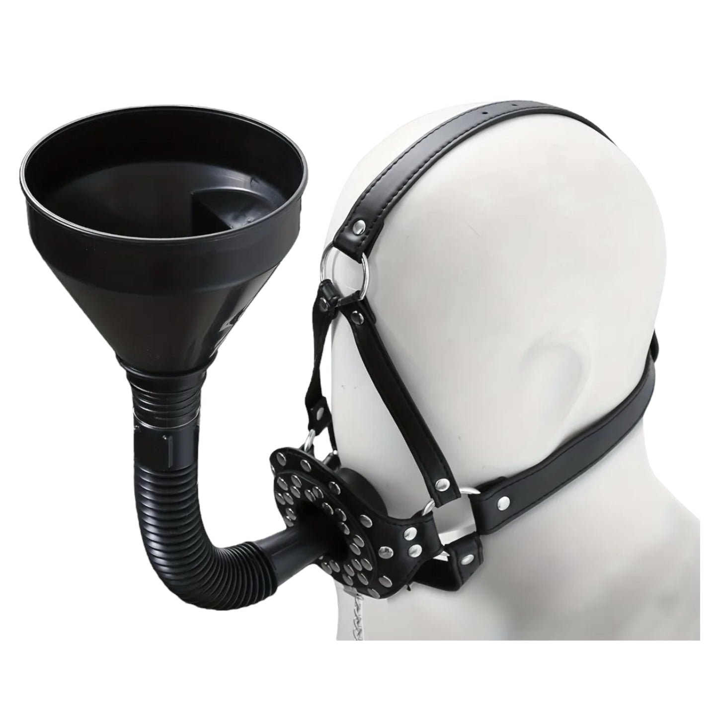 Kinky Pleasure - T160 - Extreme BDSM Drink Mask - Elegant Cosplay & Sensual Accessory