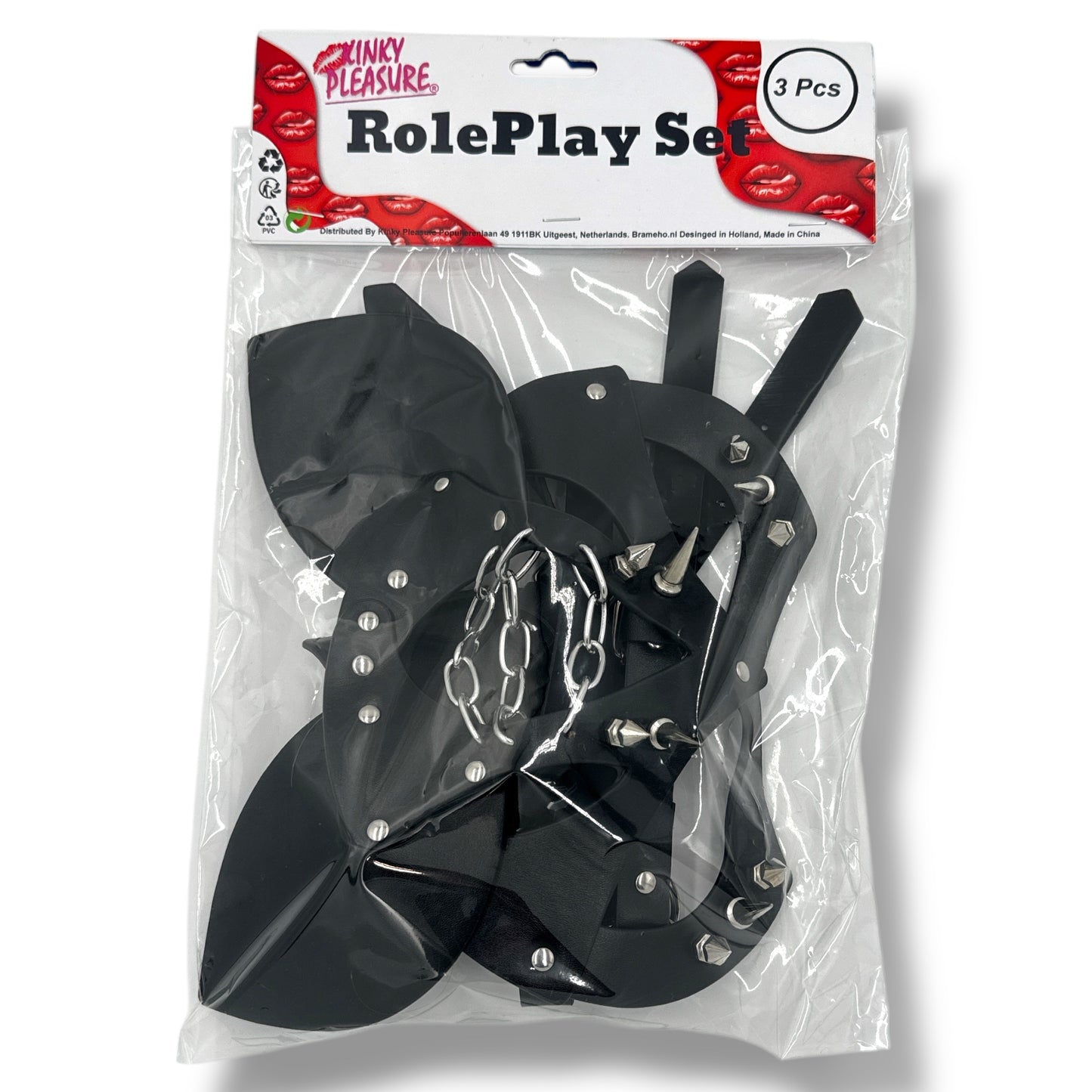 Kinky Pleasure - T162 - Roleplay Mask Set 3 Pieces