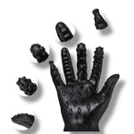 Kinky Pleasure - T163 - Finger Glove 2 Colours - 5 Different Styles in 1 Hand