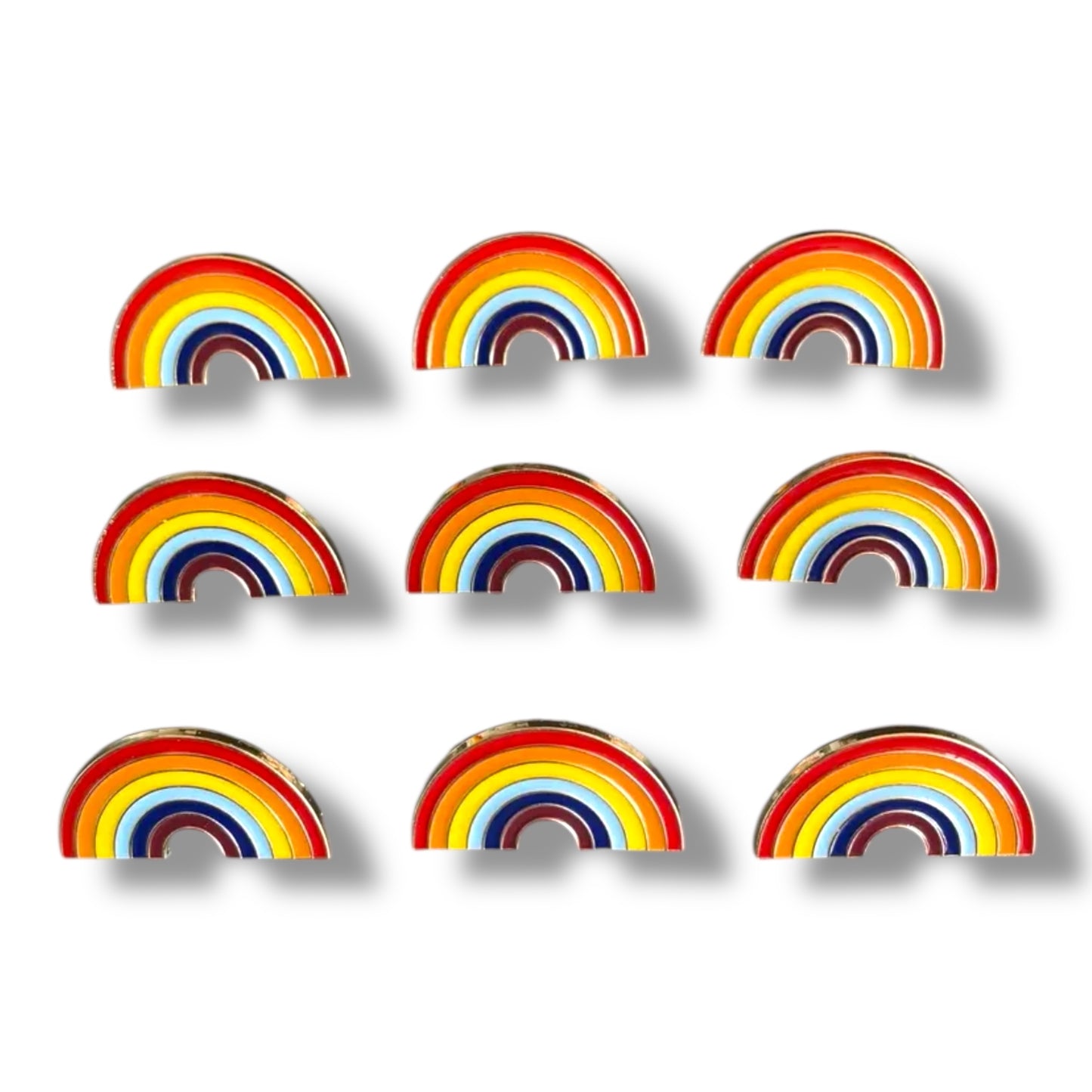 Kinky Pleasure - KPB004 - Badge / Pin - Rainbow - Model 1