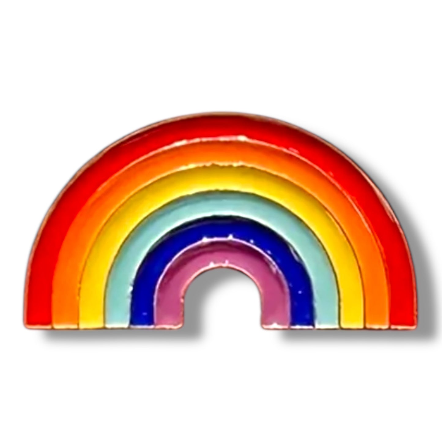 Kinky Pleasure - KPB004 - Badge / Pin - Rainbow - Model 1