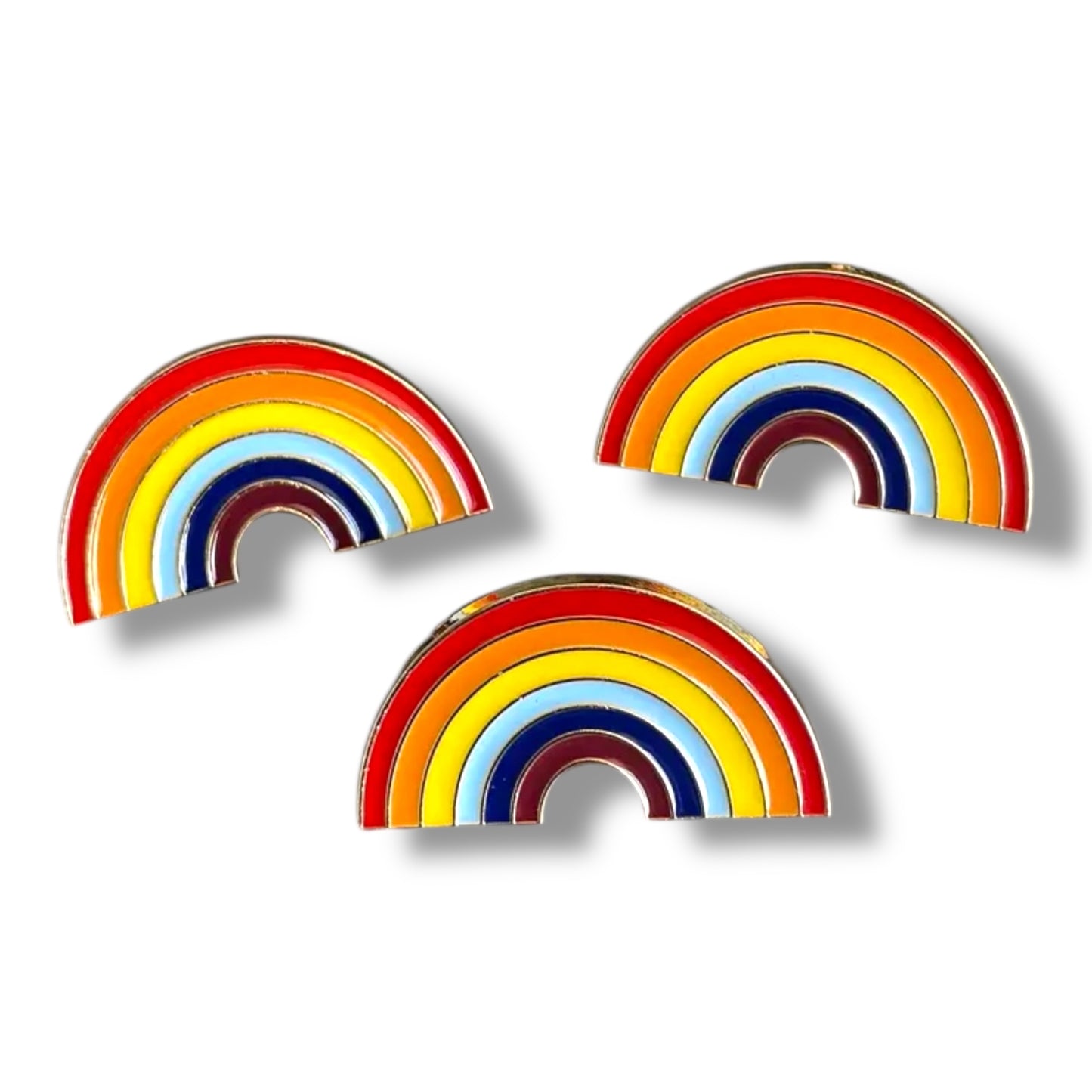 Kinky Pleasure - KPB004 - Badge / Pin - Rainbow - Model 1