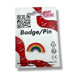Kinky Pleasure - KPB005 - Badge / Pin - Rainbow - Model 2