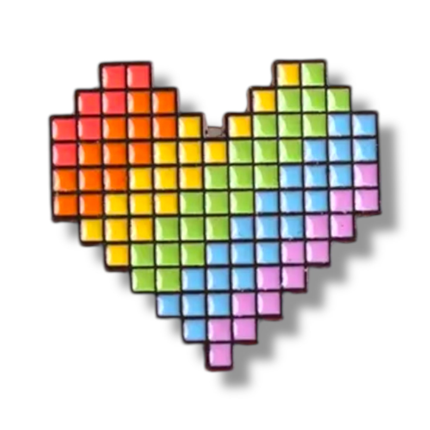Kinky Pleasure - KPB001 - Badge / Pin - Graphic Heart – 3 x 4 cm