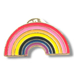 Kinky Pleasure - KPB006 - Badge / Pin - Rainbow - Model 3 - 1,7x2,8cm