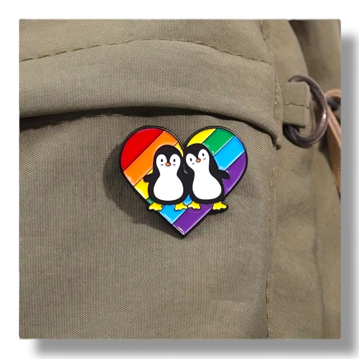 Kinky Pleasure - KPB018 - Badge / Pin - Pinquin - 2,59x3,02cm