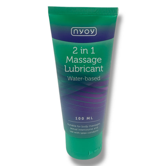 Kinky Pleasure - AC186 - NYOY 2 In 1 Massage Lubricant Water Based 100ml