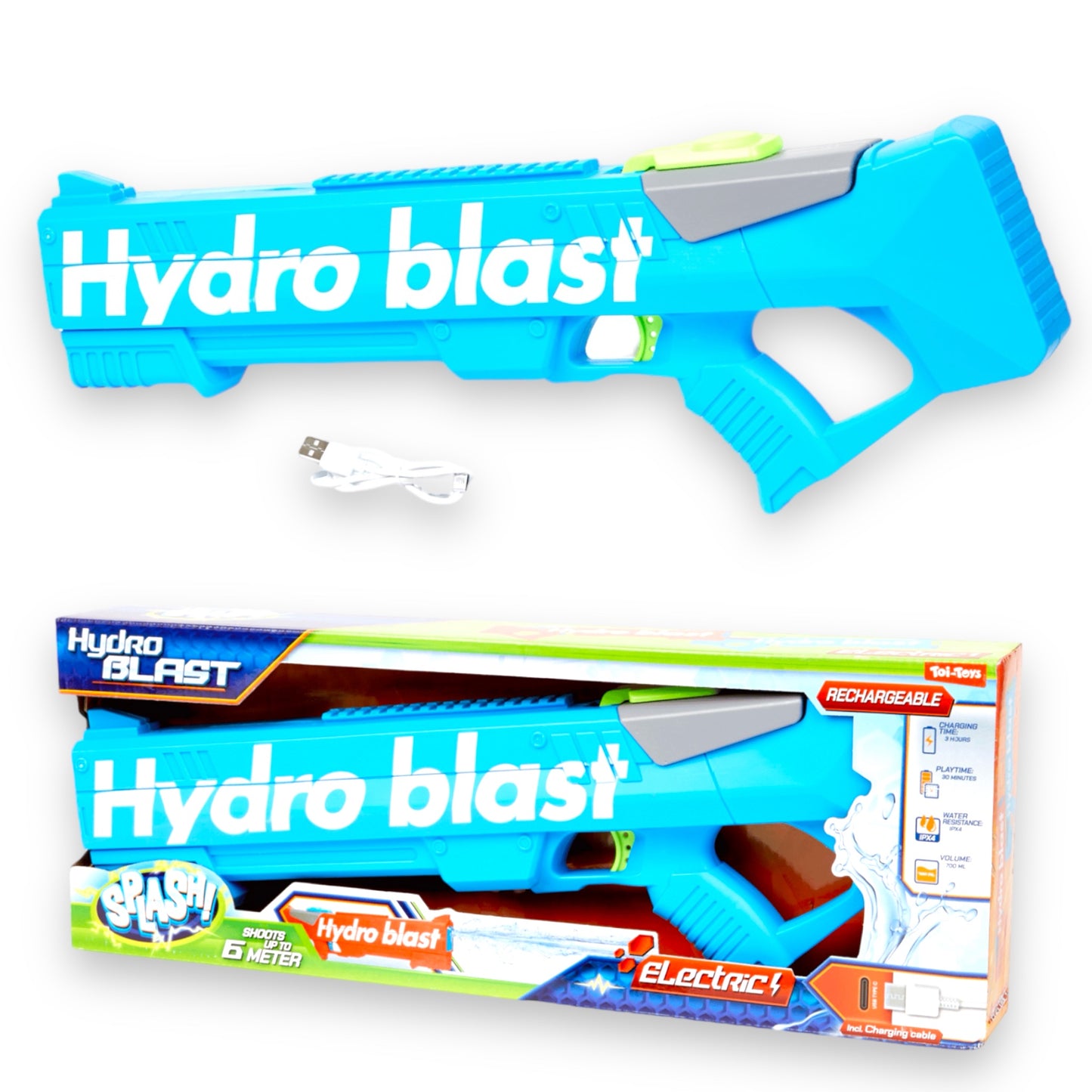 Kinky Pleasure - AC142 - Hydro Blast Water Gun Rechargeable - 2 Colours