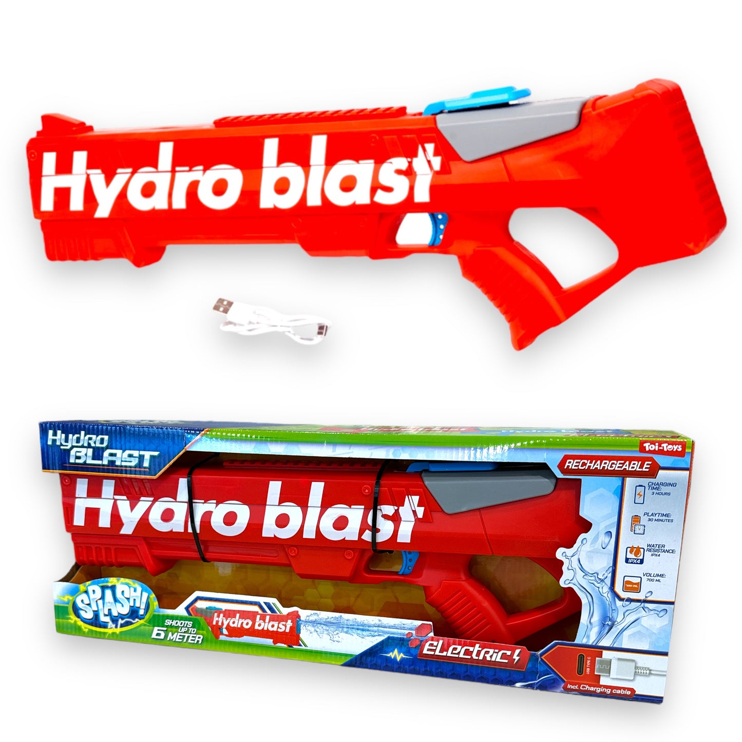 Kinky Pleasure - AC142 - Hydro Blast Water Gun Rechargeable - 2 Colours