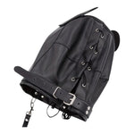Kinky Pleasure - T227 - Puppy Play - Dog Mask With Leash – Black – Deluxe