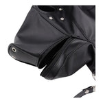 Kinky Pleasure - T227 - Puppy Play - Dog Mask With Leash – Black – Deluxe