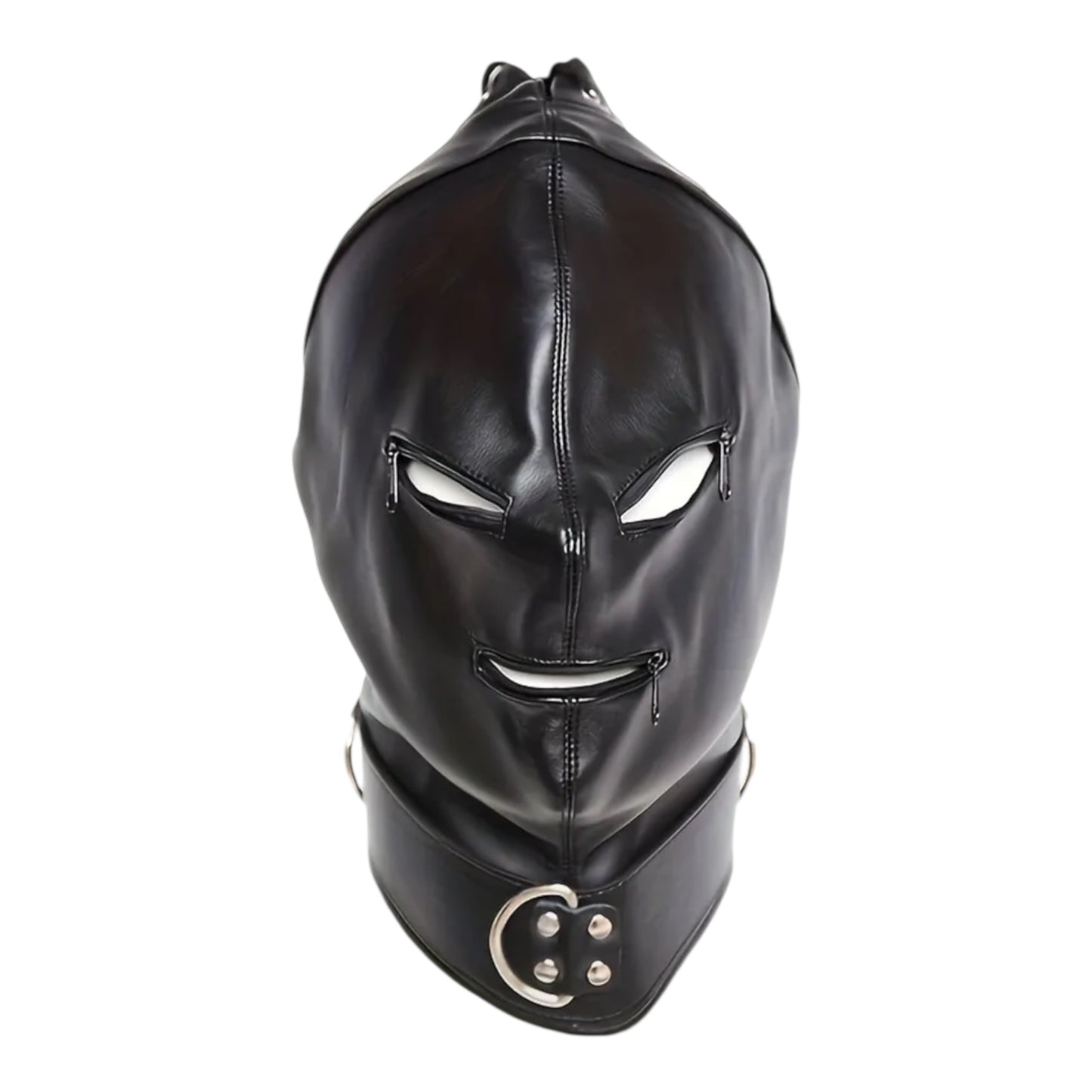 Kinky Pleasure - T228 - BDSM Play - Open & Closed SM Mask – Black