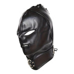 Kinky Pleasure - T228 - BDSM Play - Open & Closed SM Mask – Black