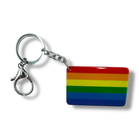 Kinky Pleasure - KPP010 - Pride - Keychain - Rainbow Plate