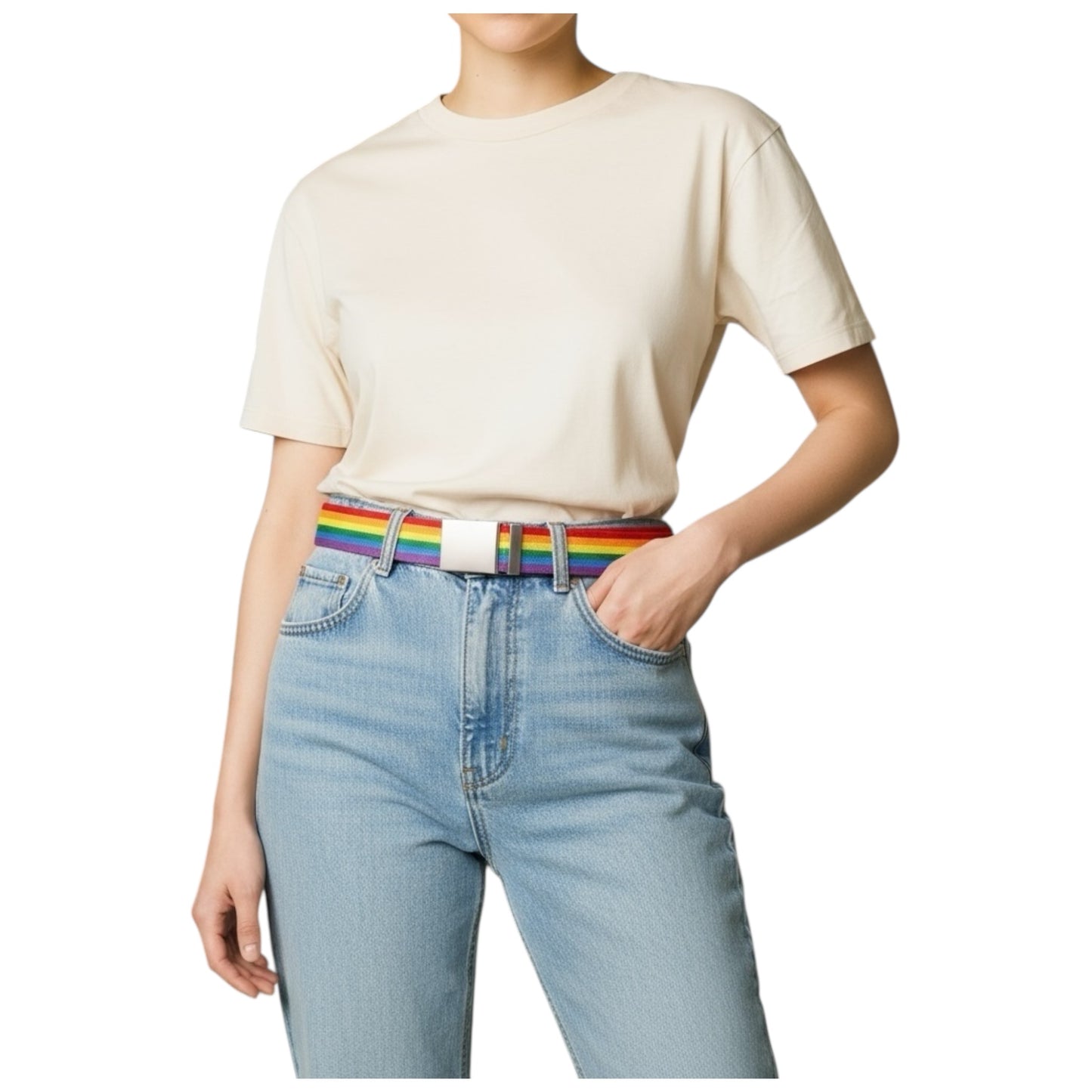 Kinky Pleasure - KPP024 - Pride – Rainbow Belt - Rainbow