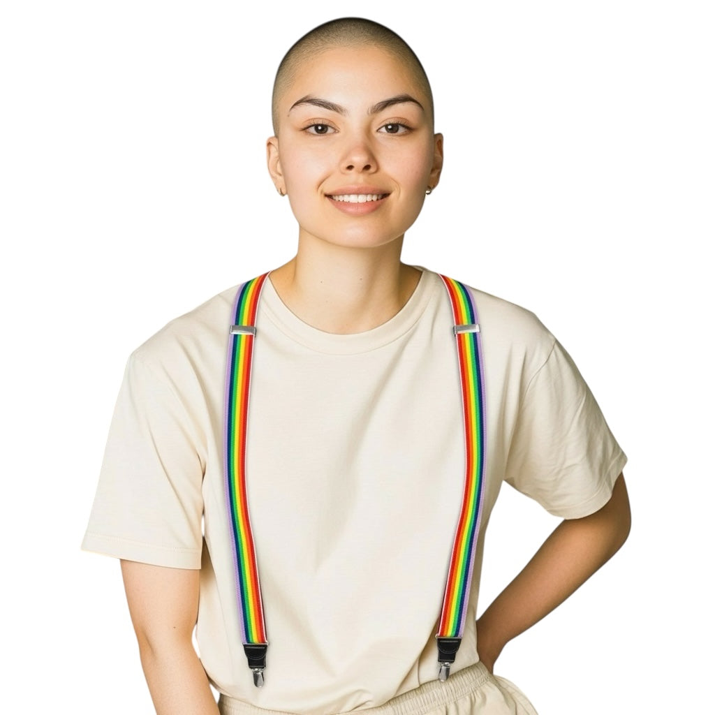 Kinky Pleasure - KPP003 - Pride - Suspender Rainbow