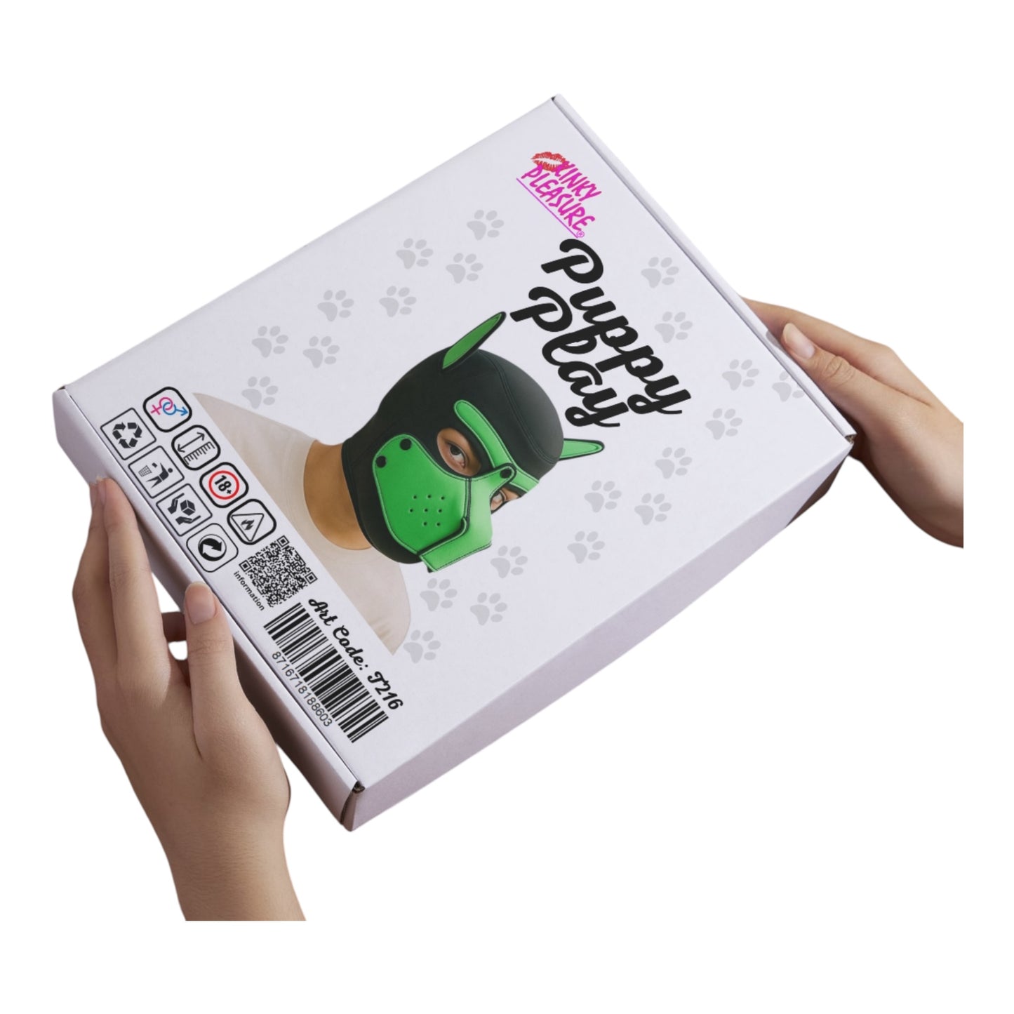 Kinky Pleasure - T216 - BDSM - Dog Mask - Green