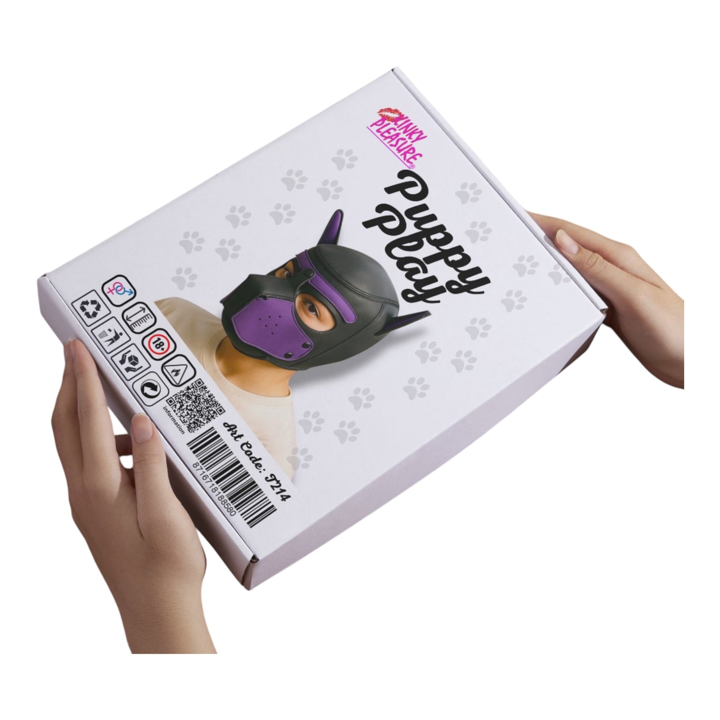 Kinky Pleasure - T214 - BDSM - Dog Mask - Purple