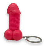 Kinky Pleasure - KP024 - Keychain Retractable Penis in Plastic Display - 48 Pieces