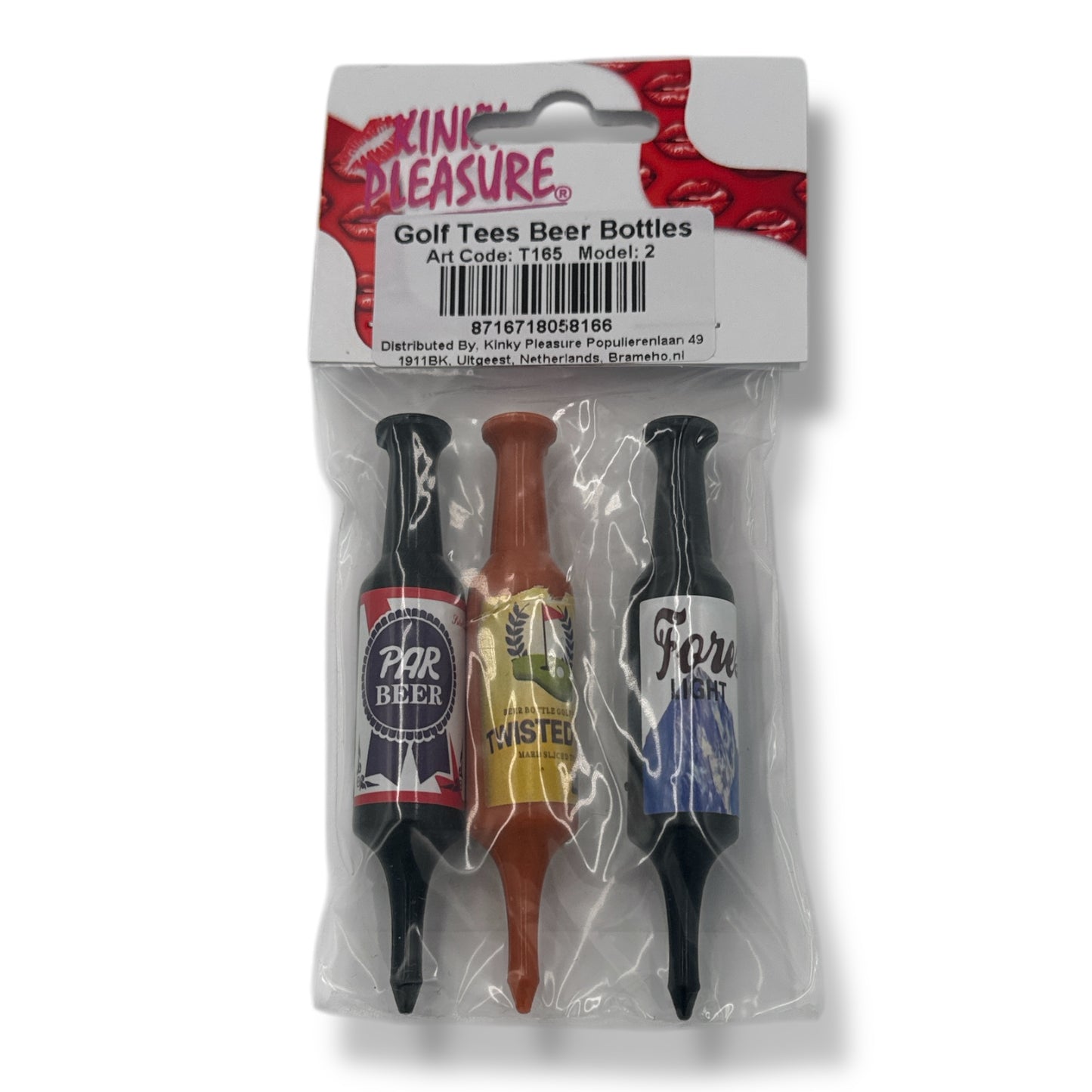 Kinky Pleasure - T165 - Golf Tees Beer 3 Pieces - 2 Models