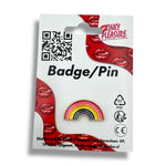 Kinky Pleasure - KPB006 - Badge / Pin - Rainbow - Model 3 - 1,7x2,8cm