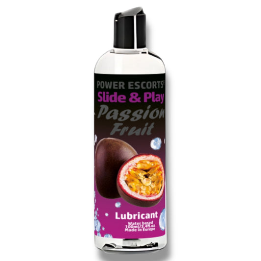 Power Escorts - DR05 - Passion Fruit Lubricant – Slide & Play – Waterbased – 100ml