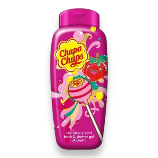 Kinky Pleasure - AC165 - Chupa Chups - Bath & Shower Gel - Strawberry Swirl - Pink