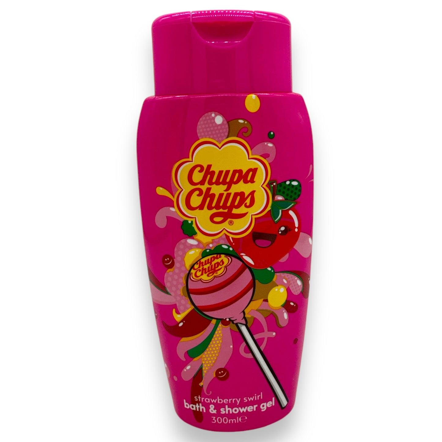 Kinky Pleasure - AC165 - Chupa Chups - Bath & Shower Gel - Strawberry Swirl - Pink