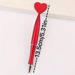 Kinky Pleasure - T138 - Heart Ballpoint Pens - Ca. 14cm - 3 Pieces