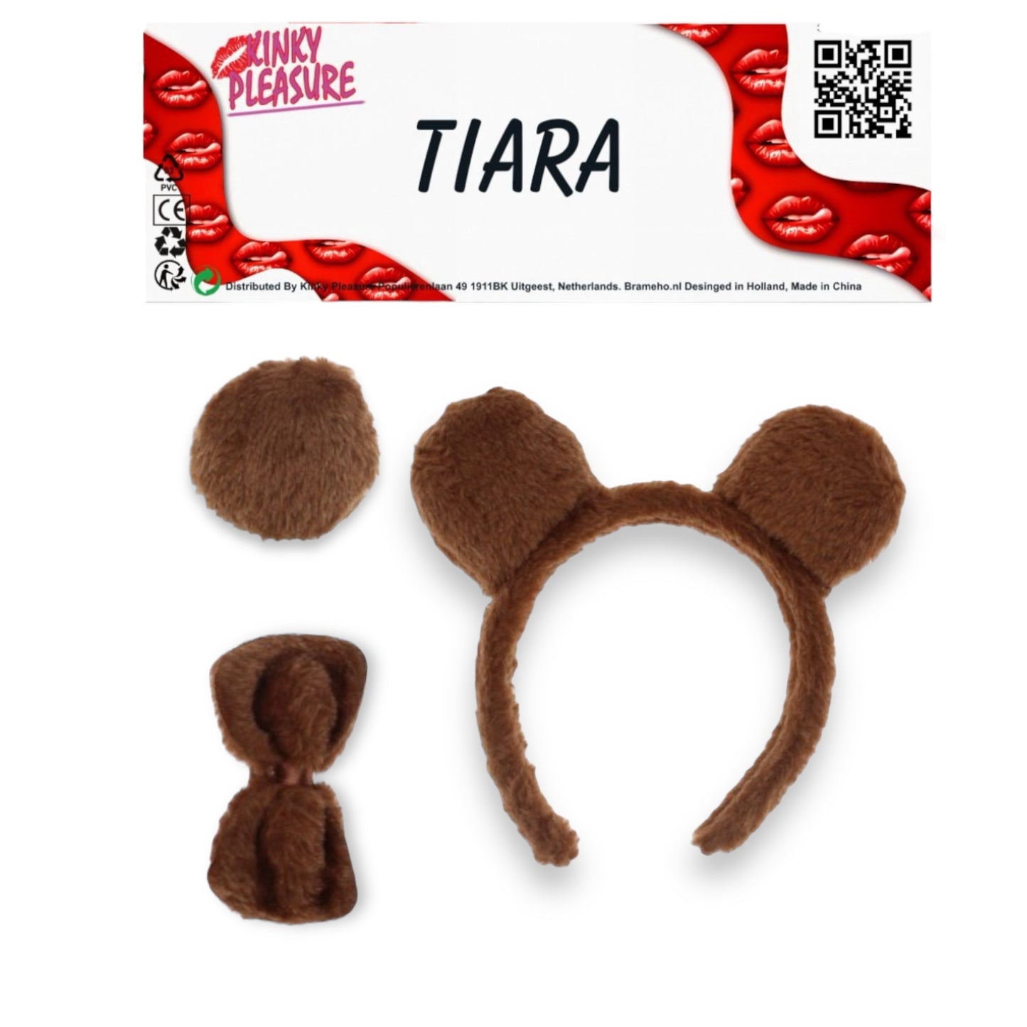 Kinky Pleasure - PL109 - Roleplay Bear Set Brown