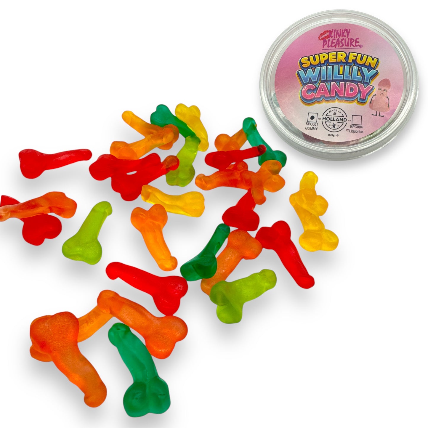 Kinky Pleasure - KPC006 - Mini Penis Candy - 30 Pieces - Gummy - 150 grams