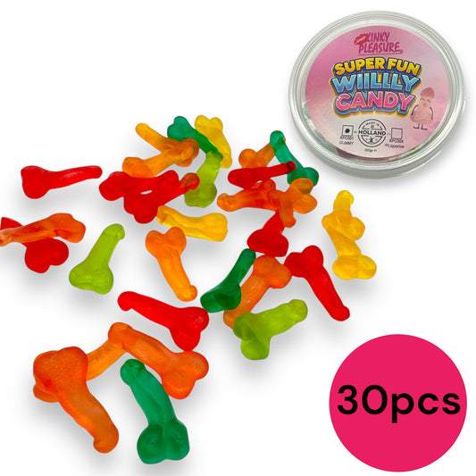 Kinky Pleasure - KPC006 - Mini Penis Candy - 30 Pieces - Gummy - 150 grams