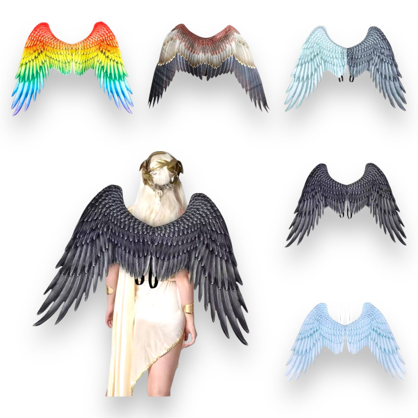 Kinky Pleasure  - AX095 - Angel Wings - 105x75x45 - 233gr - 2 Colours